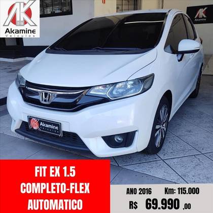 HONDA FIT 1.5 EX 16V FLEX 4P AUTOMÁTICO HONDA FIT 1.5 EX 16V FLEX 4P AUTOMÁTICO